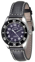 ZENO-WATCH BASEL Sport Medium size  black | white -  Ref. 6642-515Q-s1 | -s2